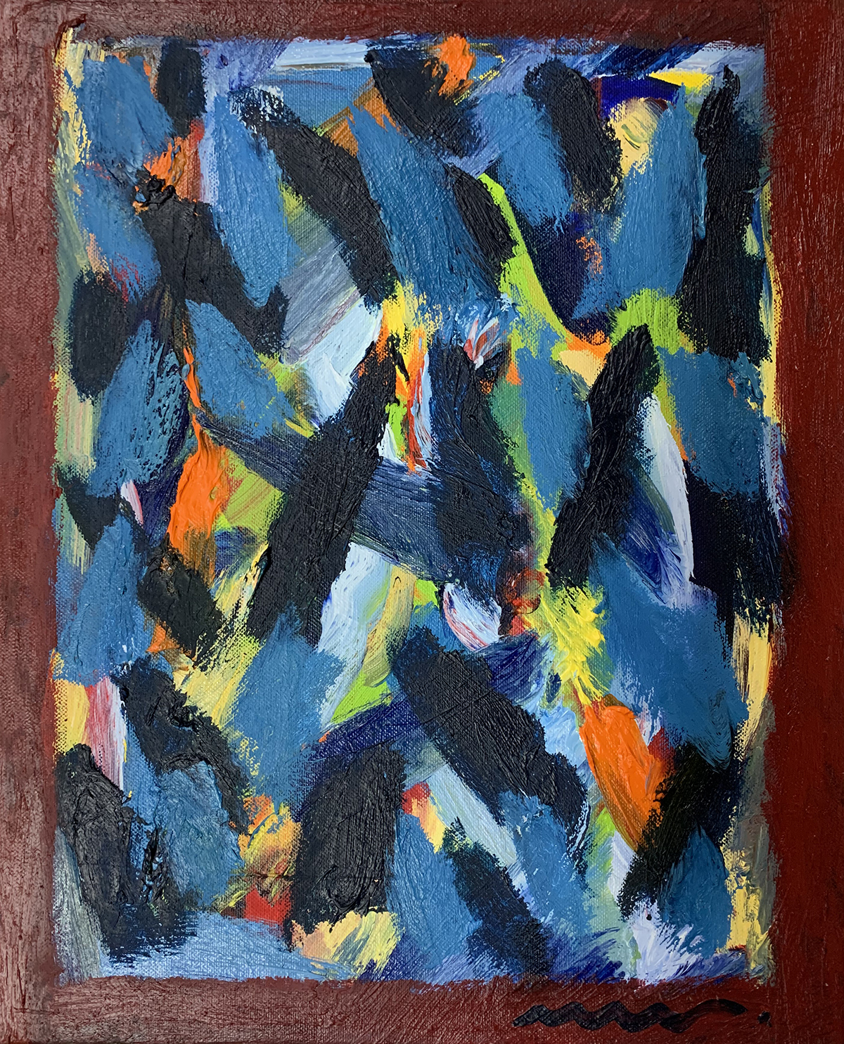 Composition VI, Oil on Canvas, 41х32,7 cm. 2019
