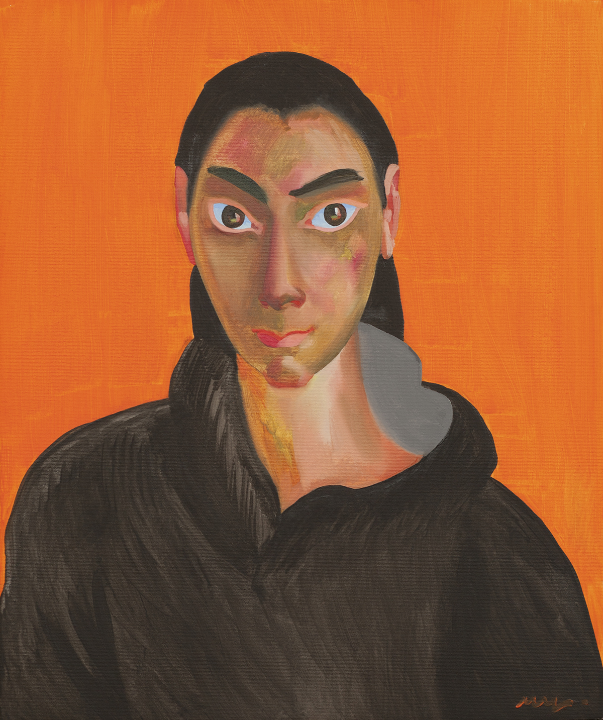 Self Portrait, Oil on Canvas, 55х46cm. 2018