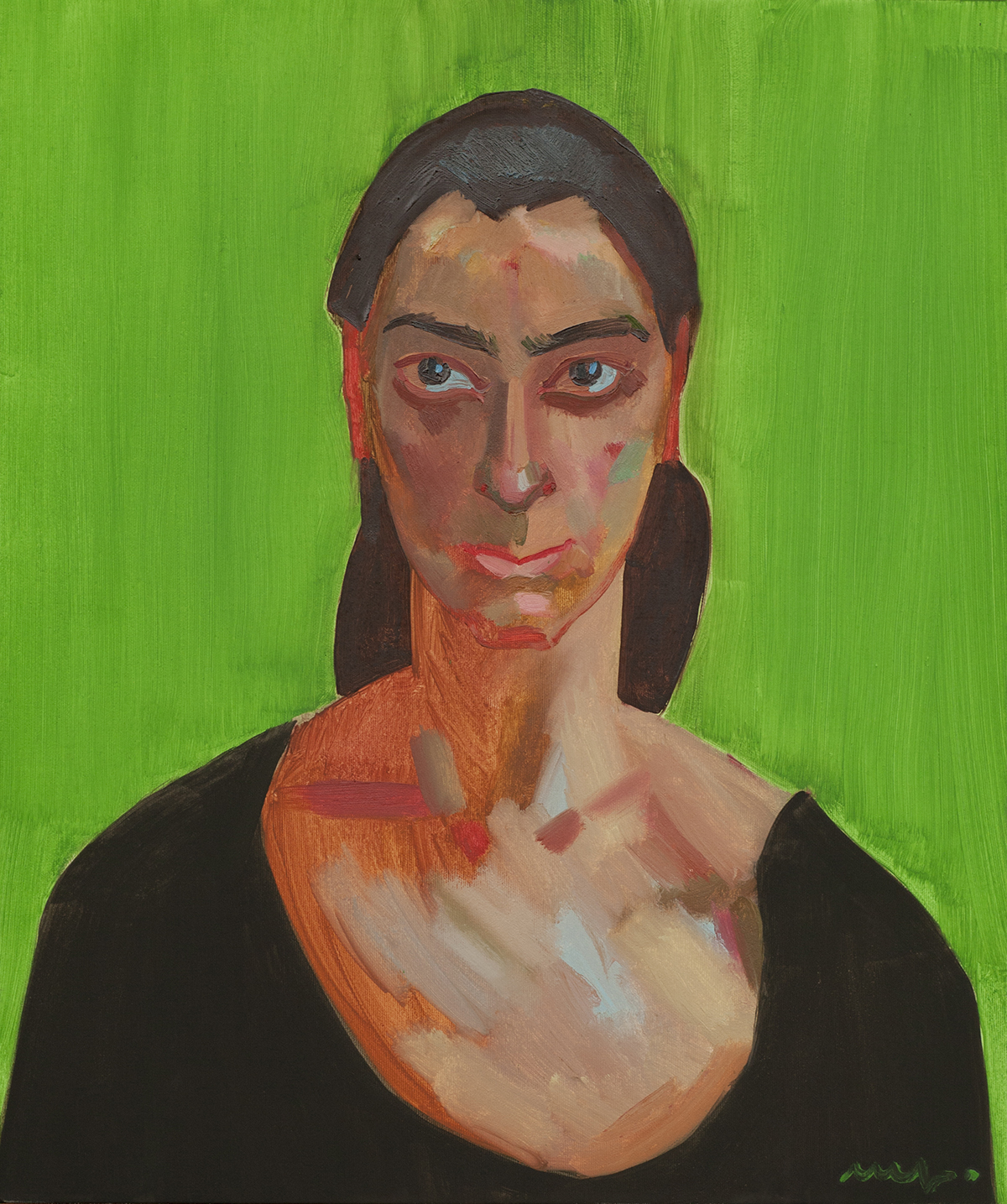 Self Portrait, Oil on Canvas, 60х50cm. 2018