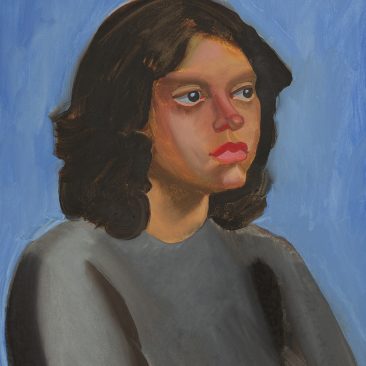Sibila, II, Oil on Canvas, 55x46cm. 2019