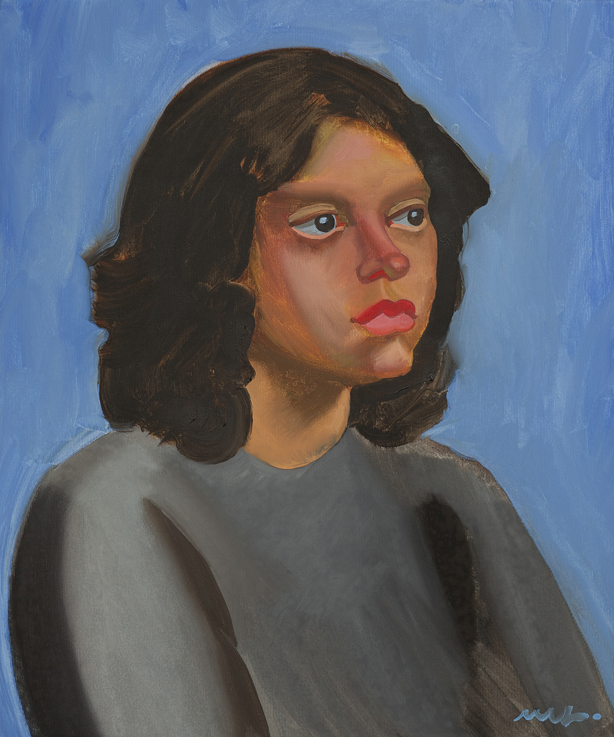 Sibila, II, Oil on Canvas, 55x46cm. 2019