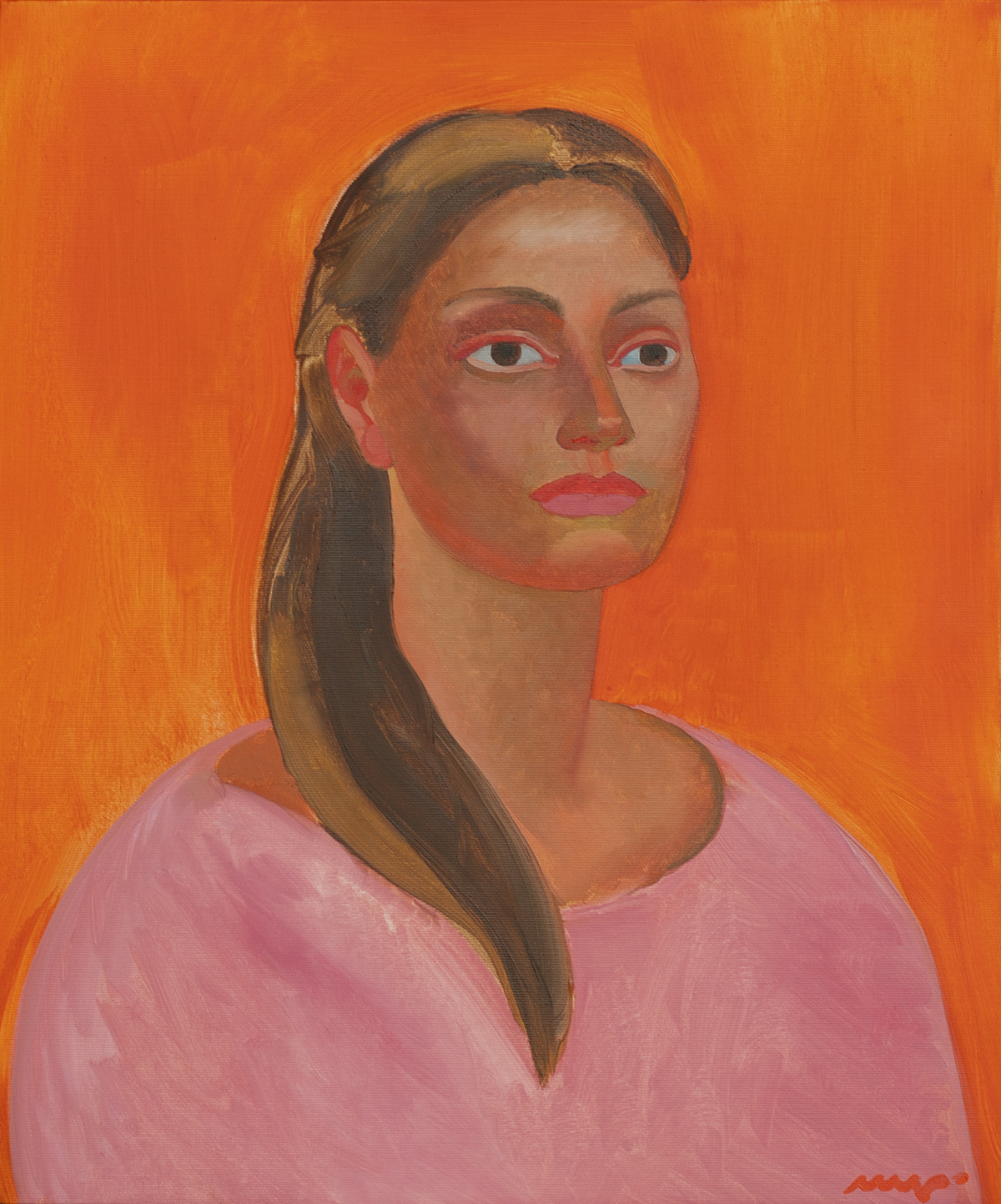 Tomina, Oil on Canvas, 55x46cm. 2019